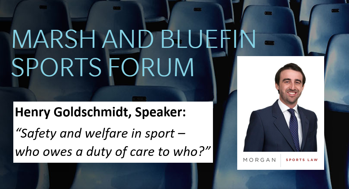 Henry Goldschmidt to Speak at the Marsh and Bluefin Sports Forum