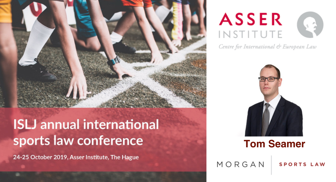 Tom Seamer to speak at ISLJ Conference