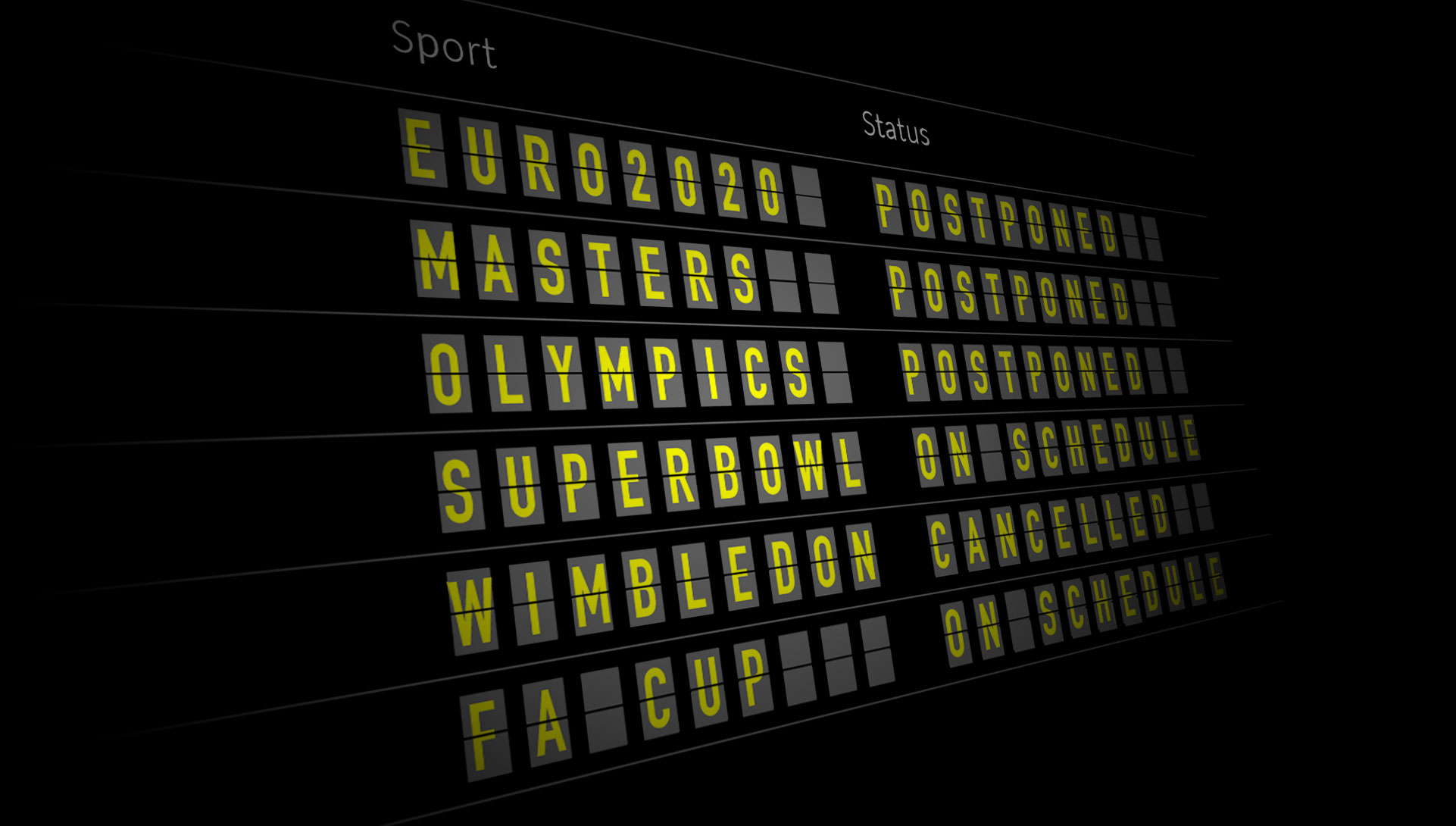 COVID-19 Sports Tracker :: Morgan Sports Law