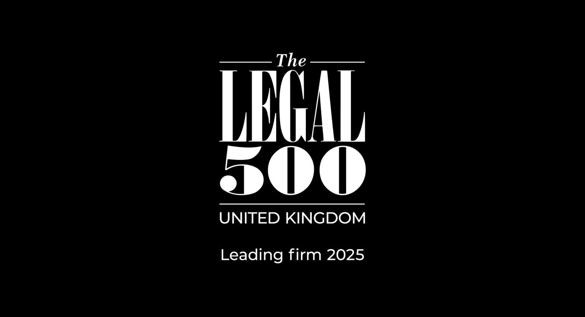 Morgan Sports Law recognised in The Legal 500 UK 2025