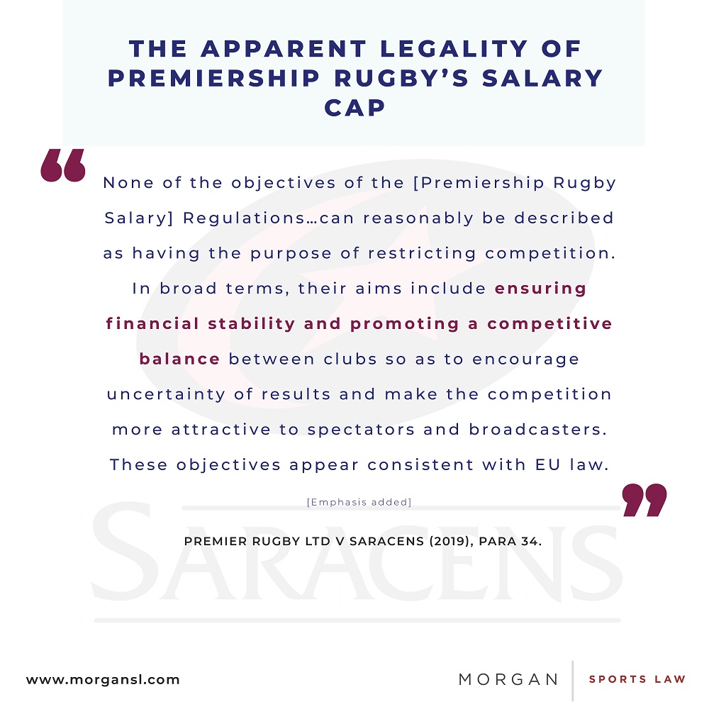 Premiership rugby salary cap report